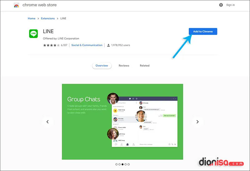 Download Ekstensi LINE Chrome