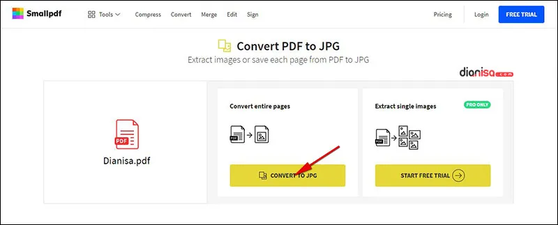 PDF ke JPG - SmallPDF