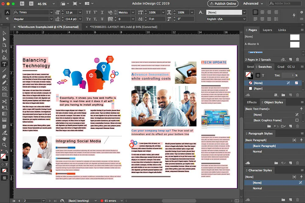 Adobe InDesign CC