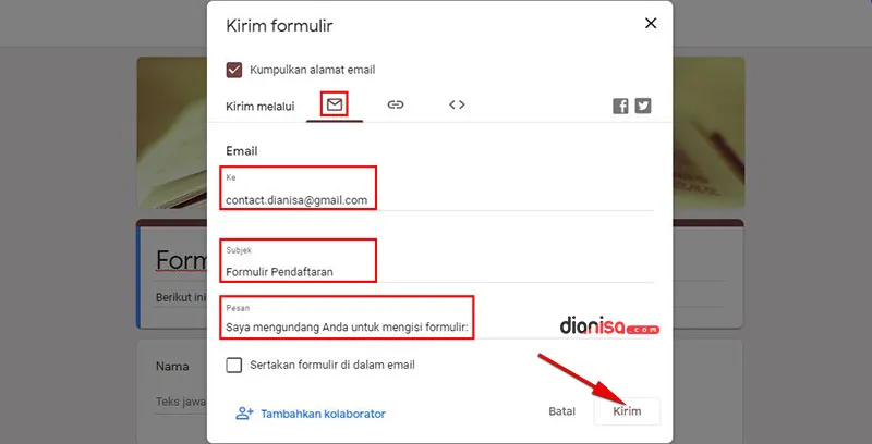 Kirim Email