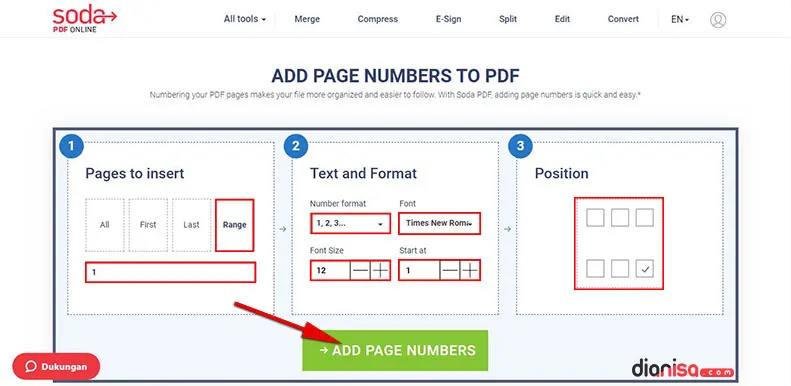 Page Number - SodaPDF