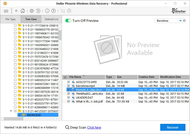 Stellar Data Recovery