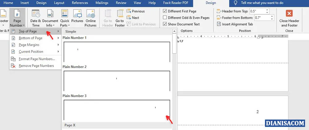 3 Mengatur Posisi Halaman di Word