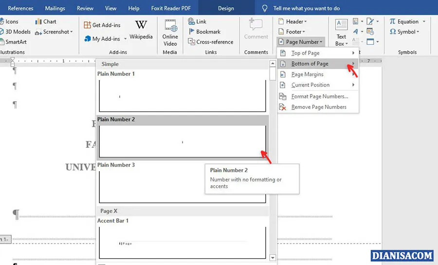 3 Mengatur Posisi Halaman