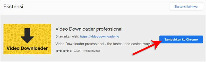 5. Pencarian Ekstensi