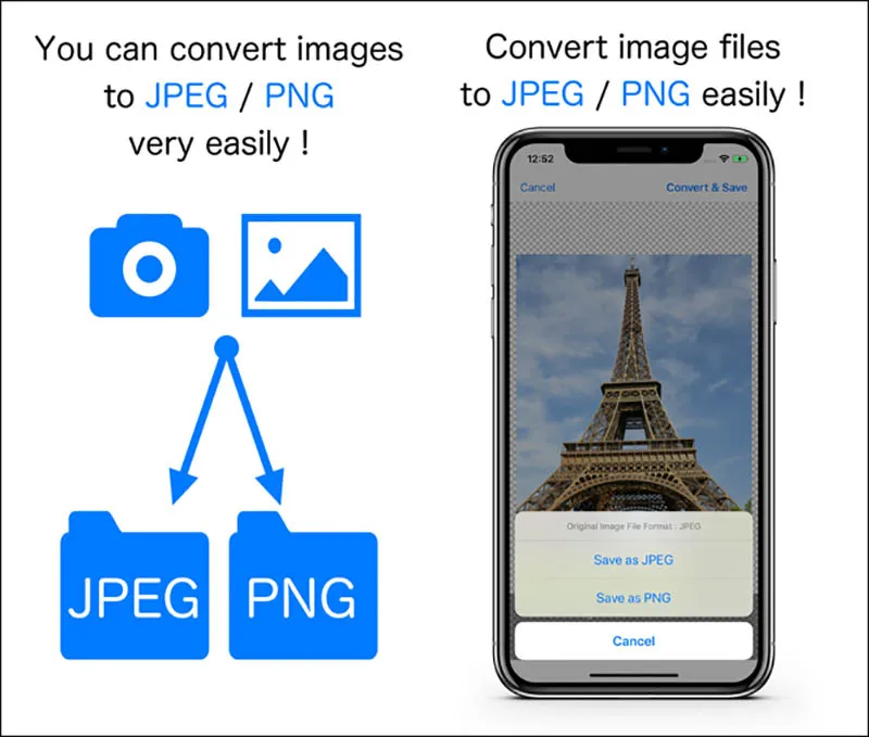 Convert Foto PNG ke JPG iPhone