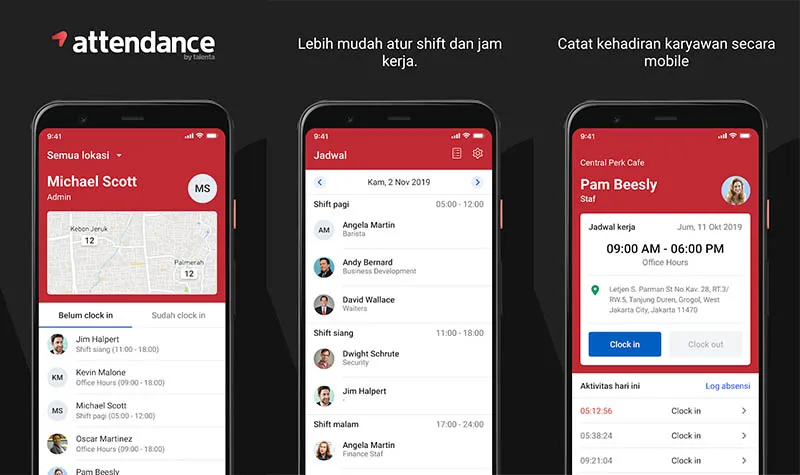 Attendance by Talenta