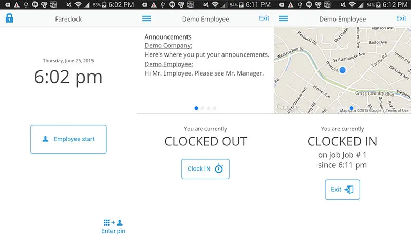 Fareclock Time Clock