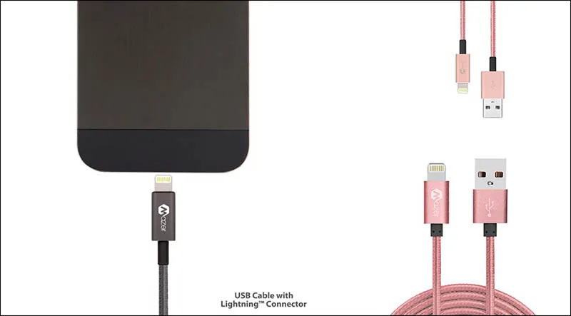 Mazer Lightning Cable 120CM 3.1A