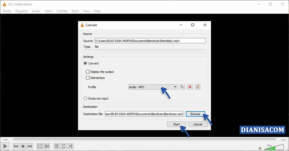 3 Mengubah MP4 ke MP3 di Komputer