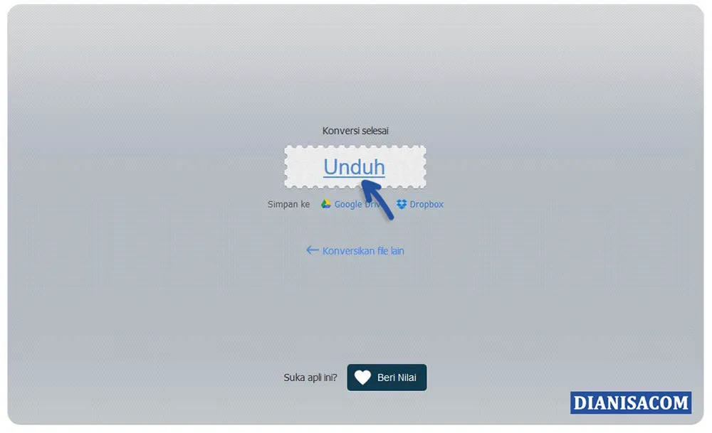 3 Menjadikan MP4 ke MP3