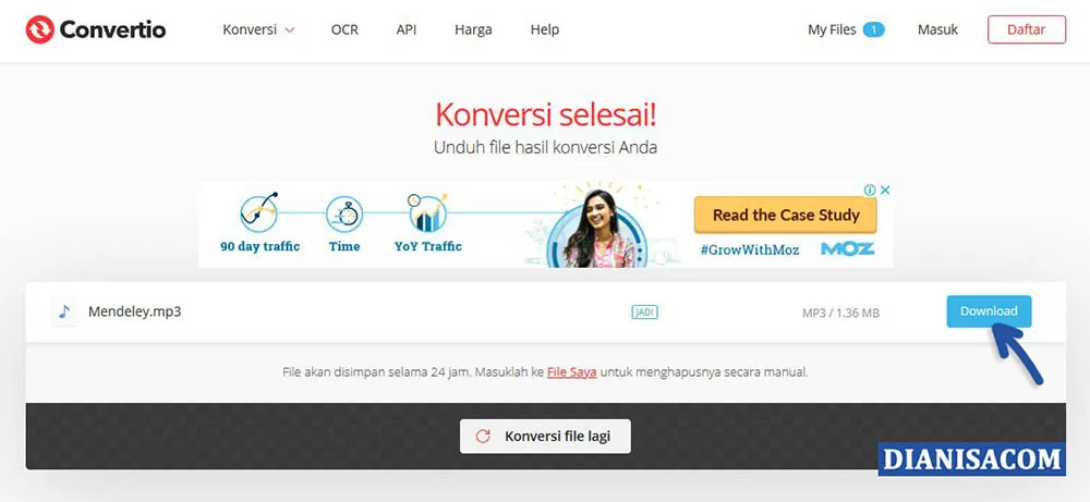 4 Ubah Format MP4 ke MP3 Online
