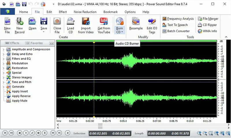 Power Sound Editor Free
