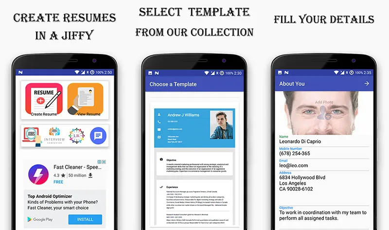 Resume Builder Free App