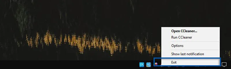 1 Keluar dari Aplikasi Taskbar Windows