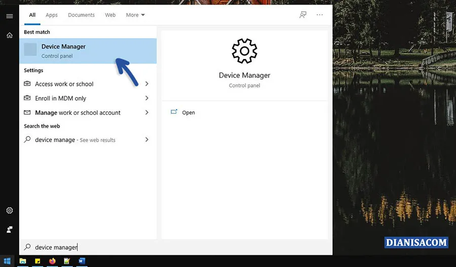 1 Masuk Device Manager Windows
