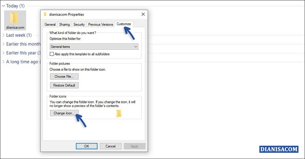 2 Change Icon Folder Windows