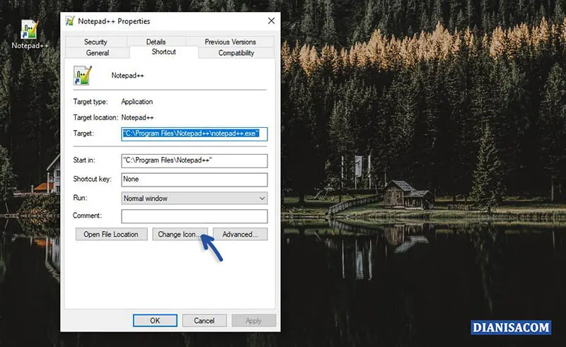 2 Mengganti Shortcut Icon Aplikasi Windows