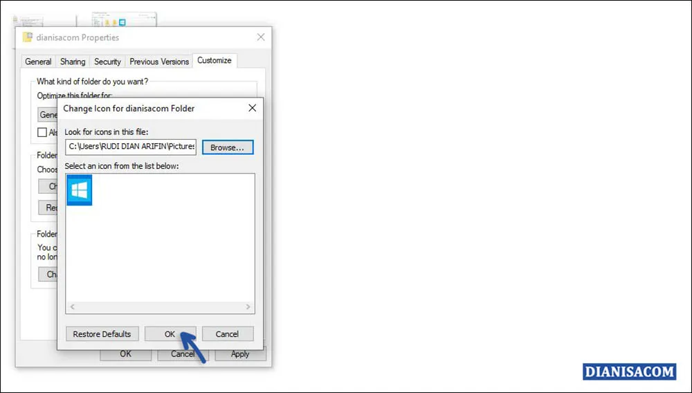 3 Mengubah Icon Folder Windows