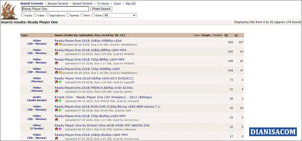 4 Halaman Pencarian Film The Pirates Bay