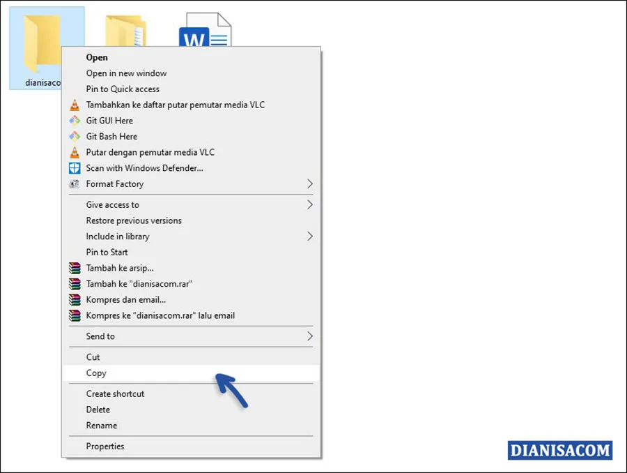 1 Menyalin File di File Explorer Windows