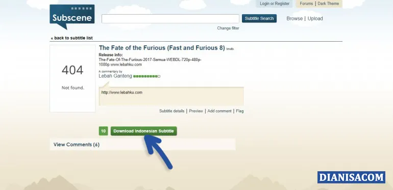 4 Download Subtitle di Windows