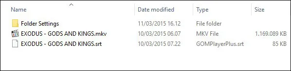 Menyesuaikan Film dan Subtitle