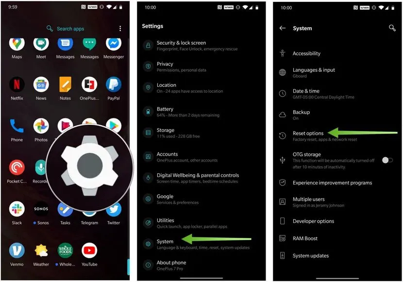 1 Factory Reset OnePlus