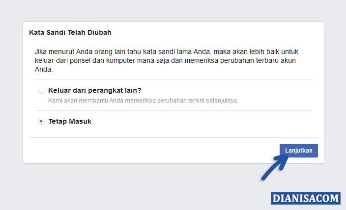 6 Tetap Masuk ke Facebook