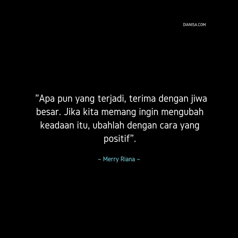 Kata Kata Positif Marry Riana
