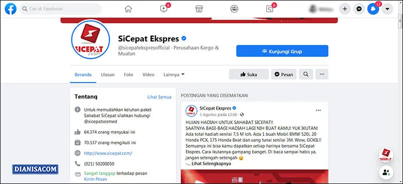 Komplain Media Sosial SiCepat