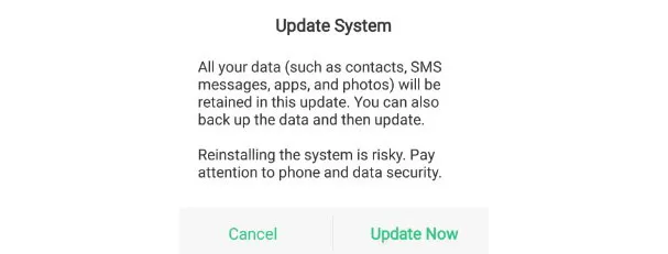 Update Sistem Realme
