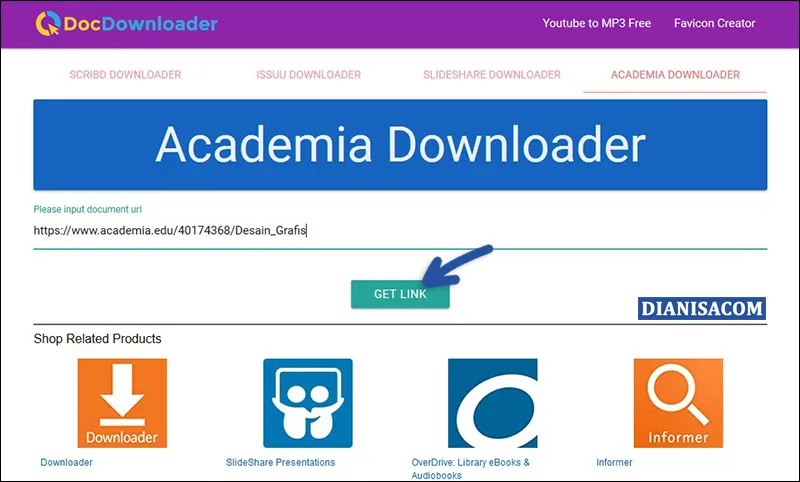 Paste Link DocDownloader