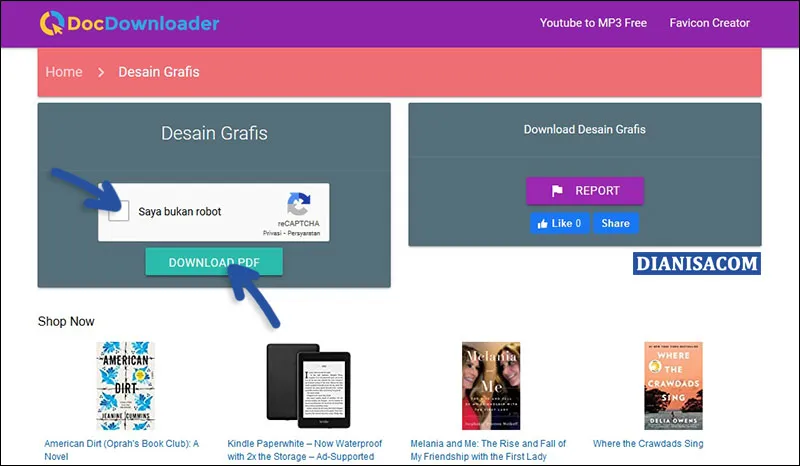 Unduh File Lewat DocDownloader