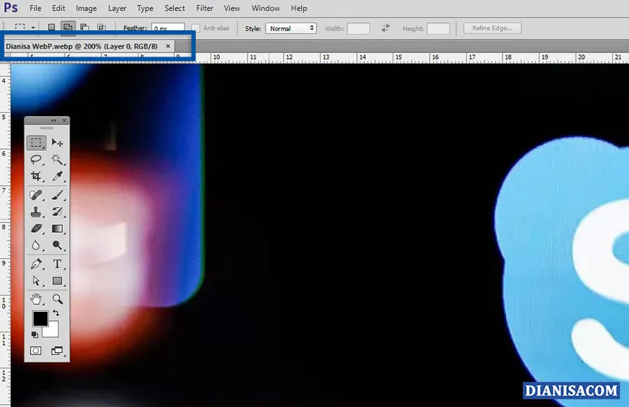4 Buka Gambar WebP Photoshop