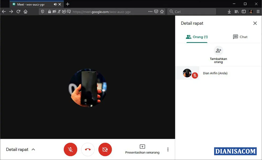 4 Menggunakan Google Meet