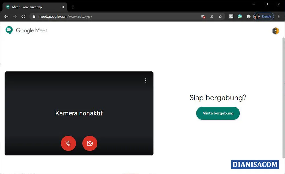 5 Gabung dalam Meeting Google Meet