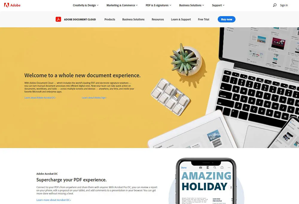 Fitur utama Adobe Acrobat Reader