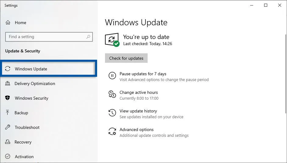 Update Windows 10