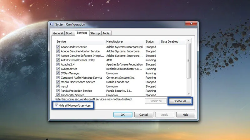 3. Melakukan Clean Boot Windows 7