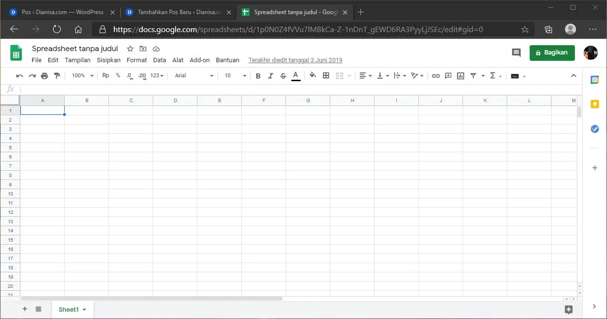 Apa itu Google Spreadsheet