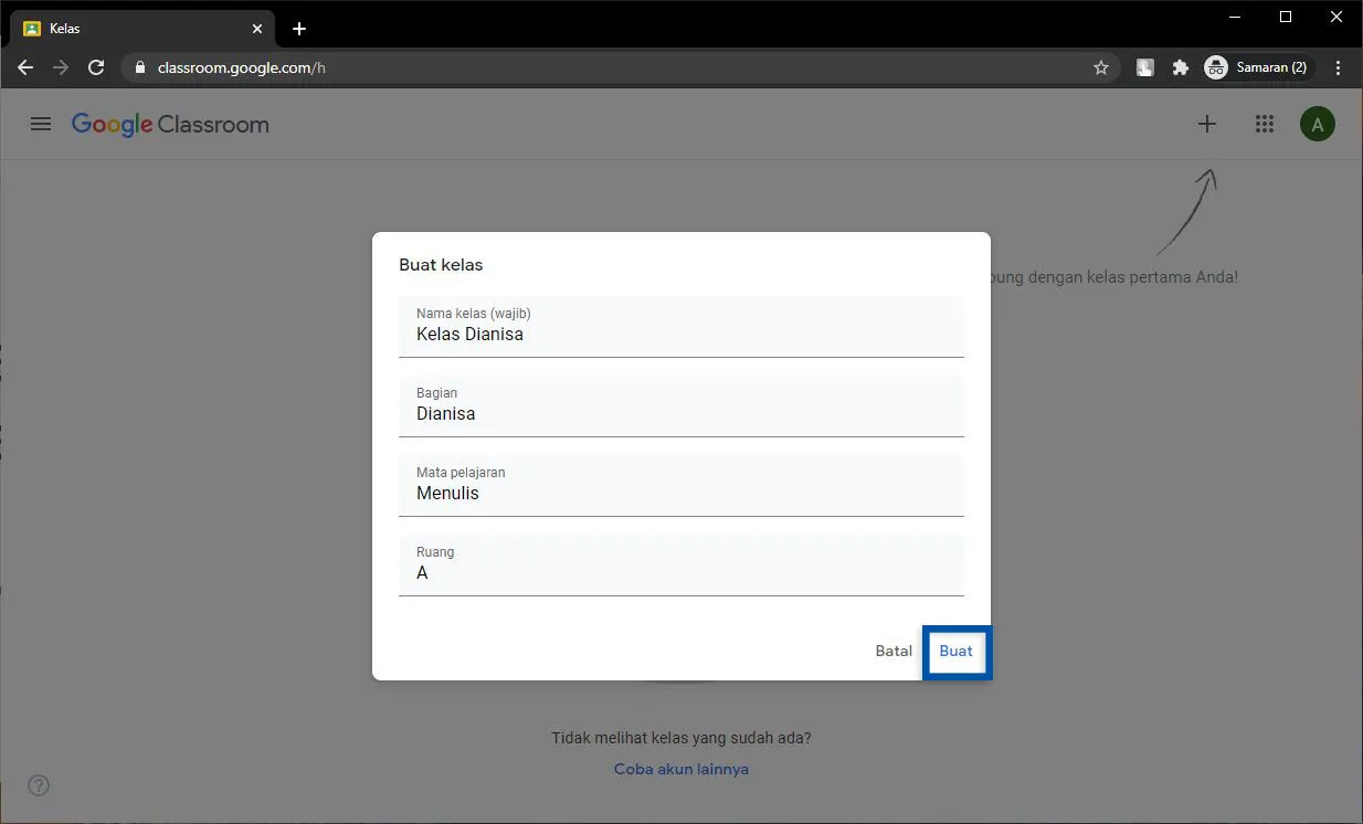 3 Isi form Google Classroom