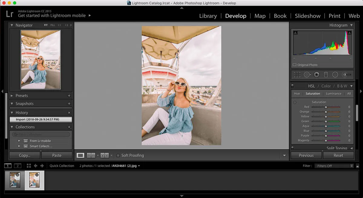 Fitur Utama Adobe Lightroom