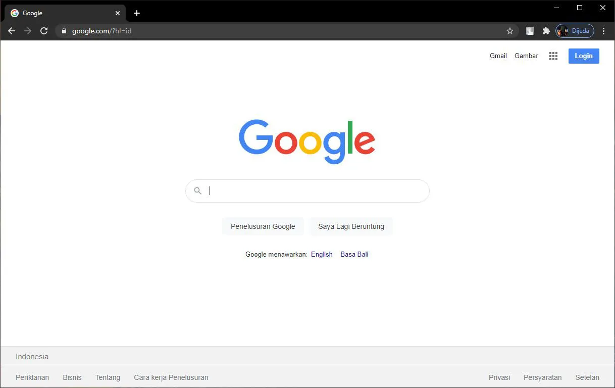 Gunakan alternatif Google Chrome