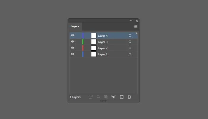 Layer Pallete Adobe Illustrator