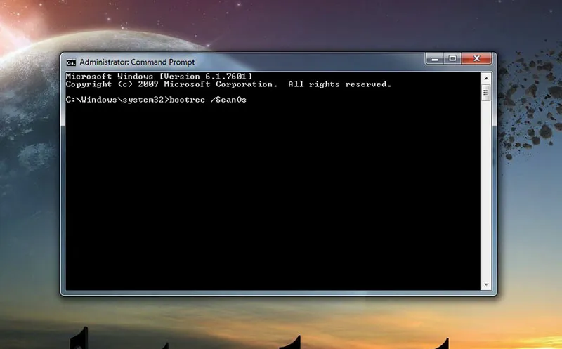 Rebuild BCD Windows 7