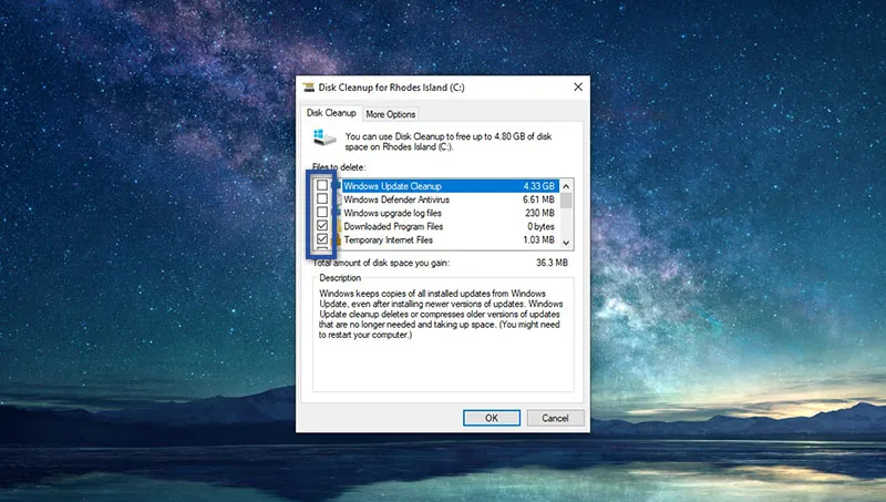 Disk Cleanup Windows 10