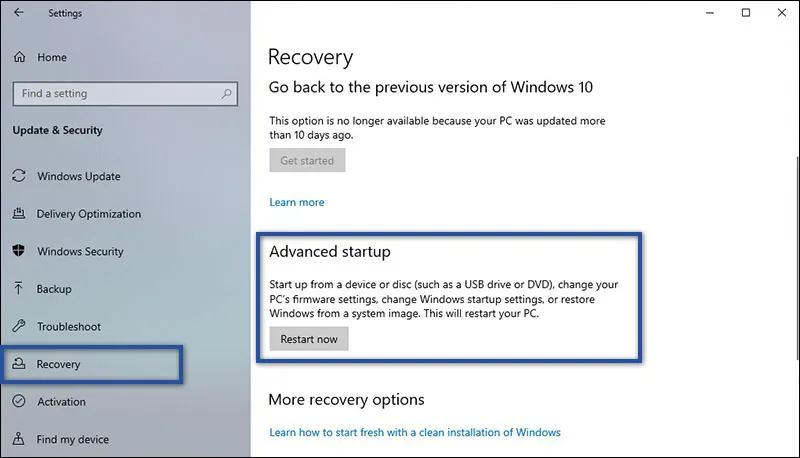 Startup Repair Windows 10