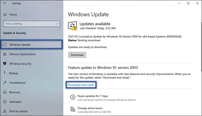 Windows 10 Update