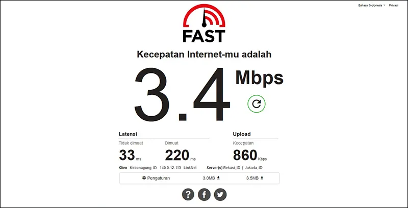 Cek Lewat Situs Fast